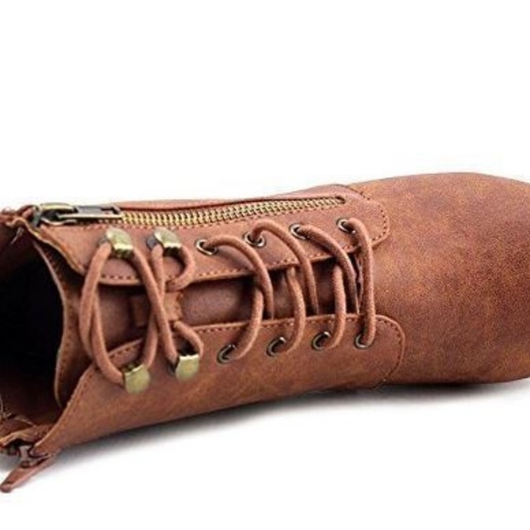 *SALE*Material Girl Rheta Lace-Up Platform Booties - Picture 8 of 8